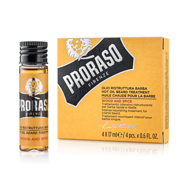 Proraso Hot Oil Beard Treatment Set , 0.6 Fl Z (Pack of 1)