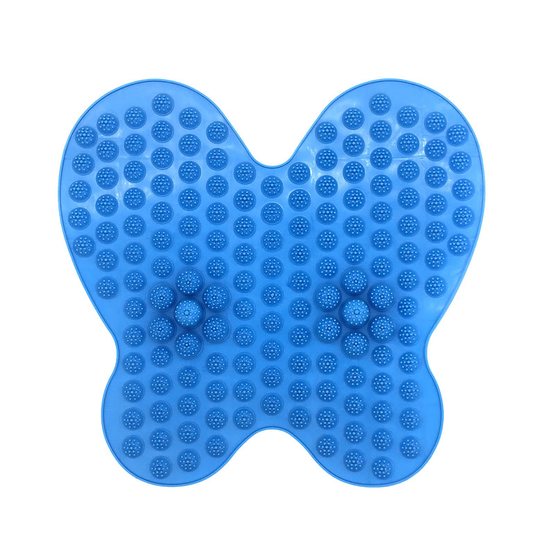Silfrae Reflexology Massage Foot Mat, Acupuncture, Acupressure, Stress Release. (Lightblue)