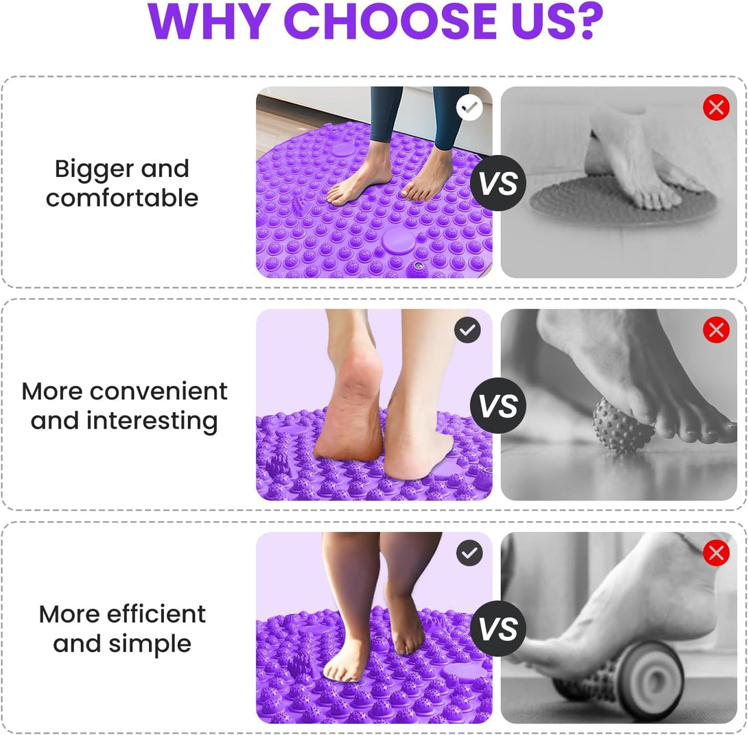 Foot Massager for Plantar Fasciitis,Foot Arch and Heel Pain, Reflexology Tool,Deep Tissue Muscle Massage,Acupressure Trigger Point Therapy, Heel Arch Arthritis,Gifts for Mom and Dad