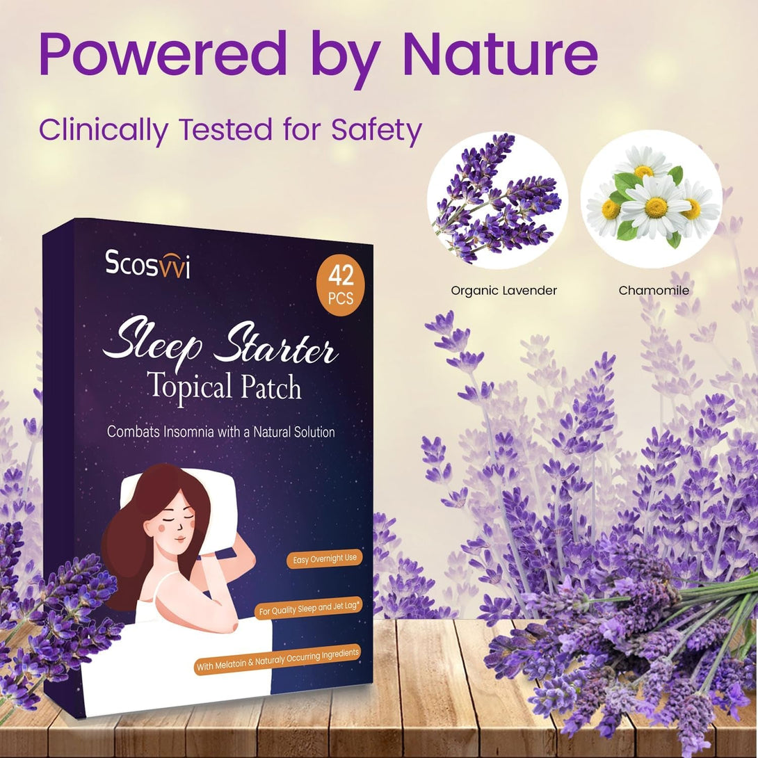 Sleep Patches for Adults Extra Strength: Gentle Overnight Sleep Support Patch - Non‑Habit Forming Sleep Aid with All‑Natural, Lavender & Chamomile Relaxation Aid - Drug-Free, 8-Hour Nighttime Solution