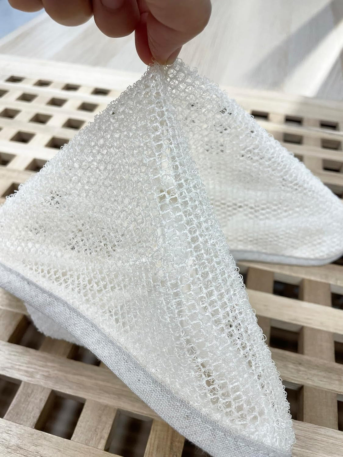 3 Pack Exfoliating Wash Cloth Face and Body Wash Bath Scrub Soft Weave Bath Towel Massage Cloth for Women and Man Two Sides