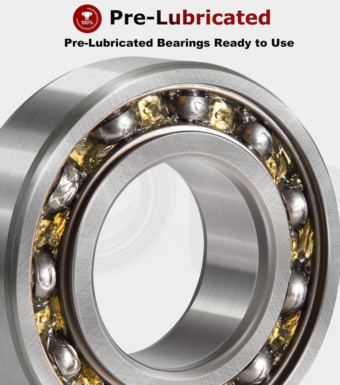 6PCS Wheel Bearings Kit & Front Wheel Shaft Seal for Can-Am Defender/Commander/Maverick/Outlander/Renegade Replaces # 293350040, 705400088, 293350118, Seal 293250246