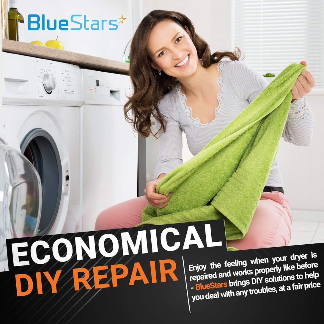Bluestars 341241 691366 Dryer Drum Belt & Pulley Kit – Compatible with Kenmore Whirlpool Dryers - Replaces 8066065 AP2946843 W10127457 PS346995 3394651 529597 AP6010582 PS11743765 WP691366 337116