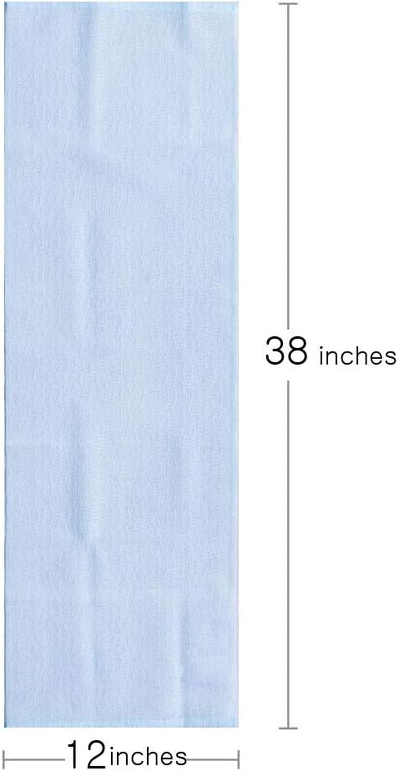 Premium Exfoliating Washcloth Towel(Blue) Korean Loofah Bath Sponge Long Back Scrubber African Bath Sponge African Long Net for Shower/It Becomes Softer as You Use.By NOPIGO