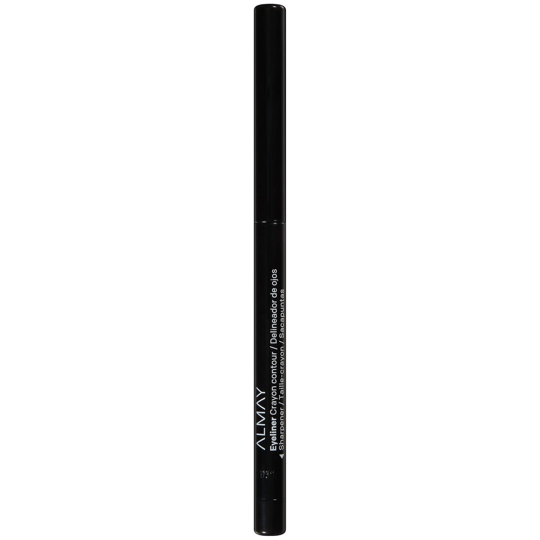 Almay All-Day Eyeliner Pencil, Hypoallergenic, Cruelty-Free, Smudge-Proof, Ophthalmologist Tested, Long Wearing and Water Resistant, 205 Black, 0.01 Oz