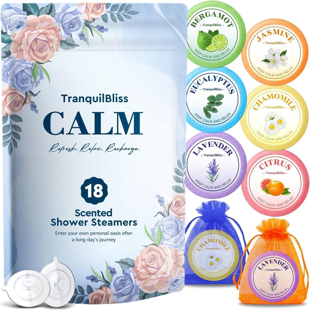 Shower Steamers, 18 PCS Set, Self Care Relaxation Shower Tablets with Shea Butter, Shower Bombs, Christmas Gift Ideas for Mother'S Day, Women, Wife
