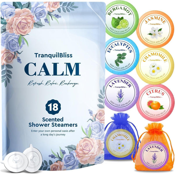 Shower Steamers, 18 PCS Set, Self Care Relaxation Shower Tablets with Shea Butter, Shower Bombs, Christmas Gift Ideas for Mother'S Day, Women, Wife