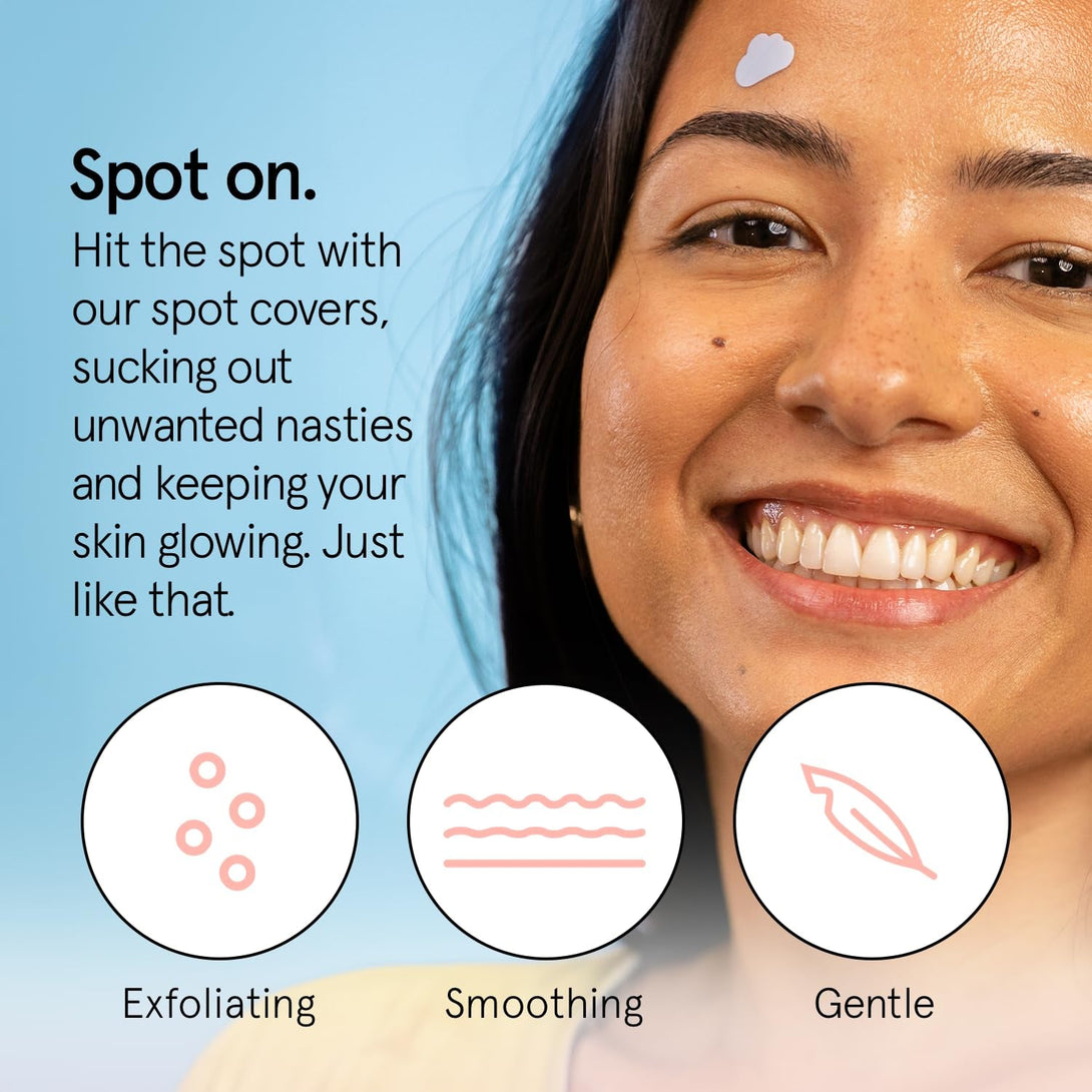 Grace & Stella Pimple Patches for Face - Cute Hydrocolloid Dots That Help Protect Acne & Reduce Redness - Fun Zit Stickers to Cover Blemishes - Dermatologist-Tested, Vegan (Multishape, 36 Count)