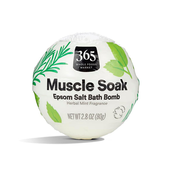 365 by Whole Foods Market, Fizzing Epsom Bomb, Muscle Soak, 2.3 Ounce