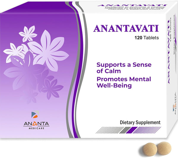 Anantavati Sleep Supplement â€“ Extra Strength Bacopa for Stress Relief & Deep Sleep â€“ 120 Vegetarian Tablets