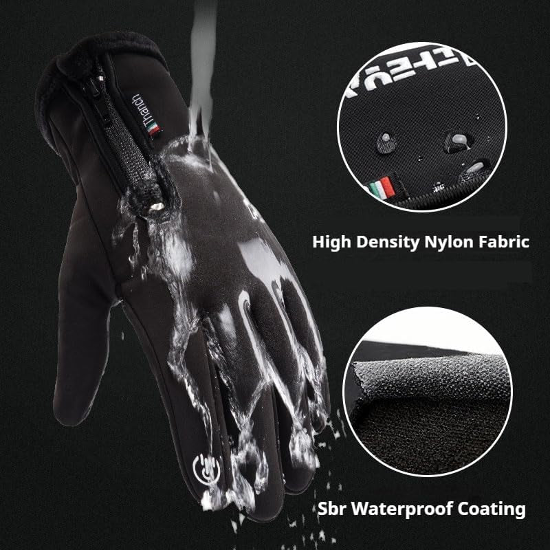 10℉ Winter Gloves Men Women Warm Glove Touch Screen for Cycling Running Fishing Driving Hiking Skiing Cold Weather
