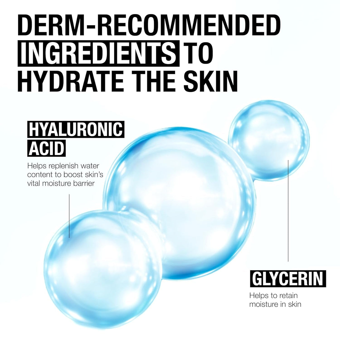 Neutrogena Hydro Boost Fragrance Free Hydrating Gel Facial Cleanser with Hyaluronic Acid, Daily Foaming Face Wash & Makeup Remover, Gentle Face Wash, Non-Comedogenic, 7.8 Fl. Oz