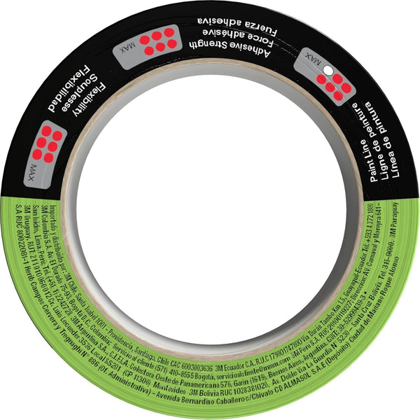 3M Automotive Refinish Masking Tape, 06654, 36 Mm X 55 M, 1 Roll