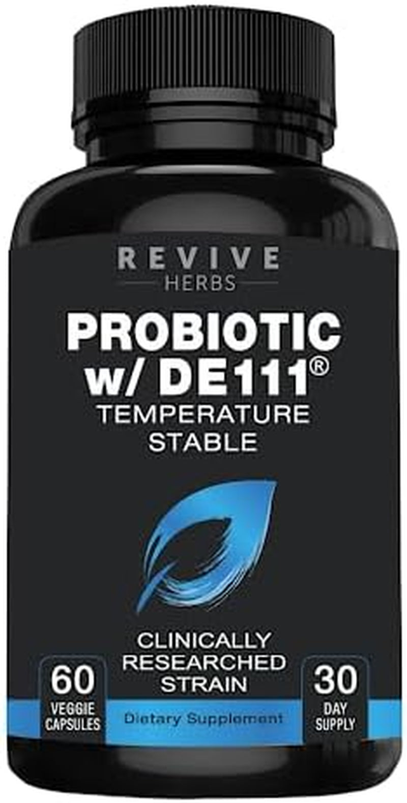 Advanced Probiotic with DE111 Strain (Bacillus Subtilis). Spore Forming Probiotic. No Refrigeration Needed. 11.5 Billion Organisms. Probiotics for Women and Men. 60 Vegetable Capsules.