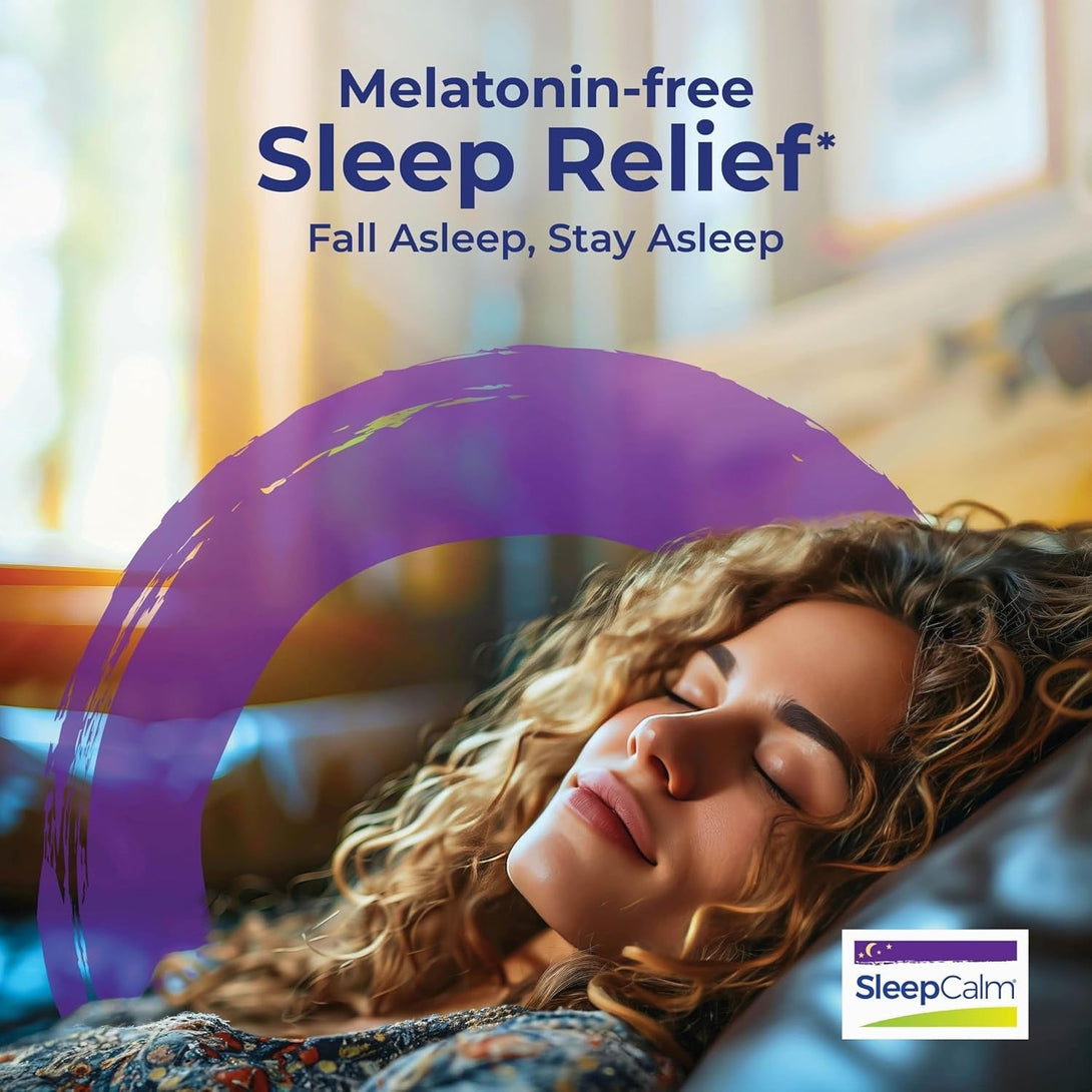 Boiron Sleepcalm Tablets Sleep Aid for Deep, Relaxing, Restful Nighttime Sleep - Melatonin-Free and Non Habit-Forming - 120 Count