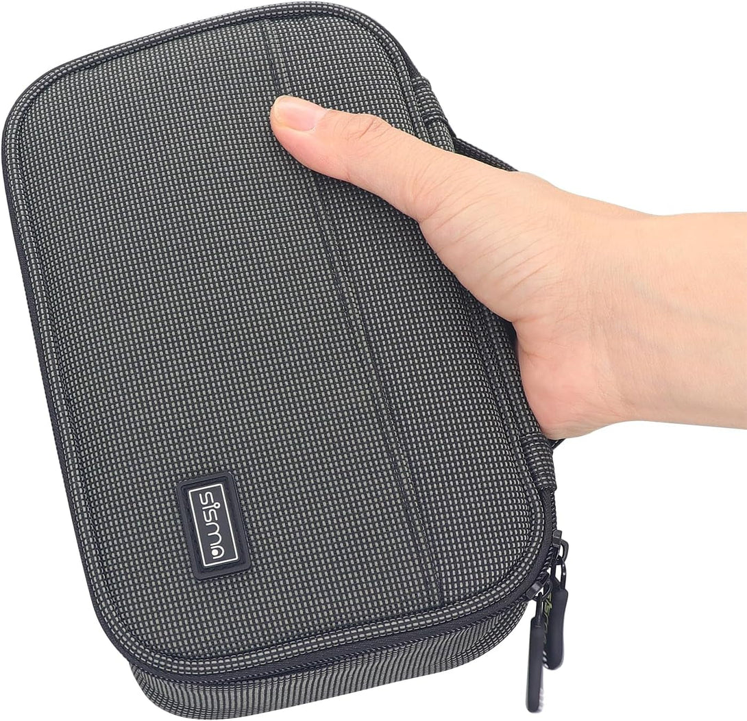 Sisma Travel Electronics Organizer Tech Accessories Case Small Carrying Bag for Charging Cables Phone Chargers USB Plugs Power Cords Earbuds Adapter - Special Edition