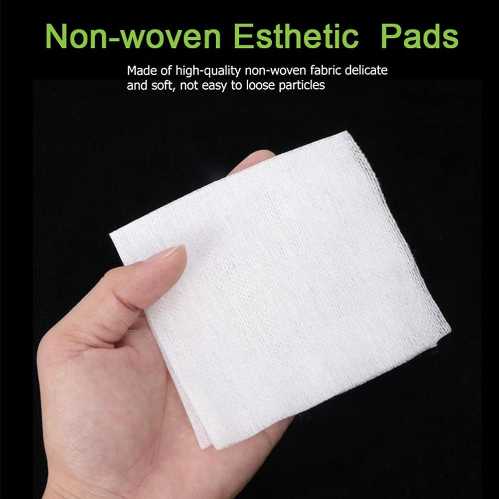 300 Pieces Disposable Esthetic Wipe Non-Woven Facial Cleansing Soft Salon and Spa Essentials,Lint-Free for Makeup Remove,2"X 2"