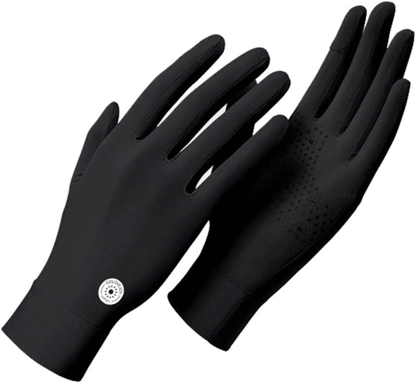 Women'S Ultra Thin UPF 50+ Summer UV Protection Touchscreen Driving Gloves