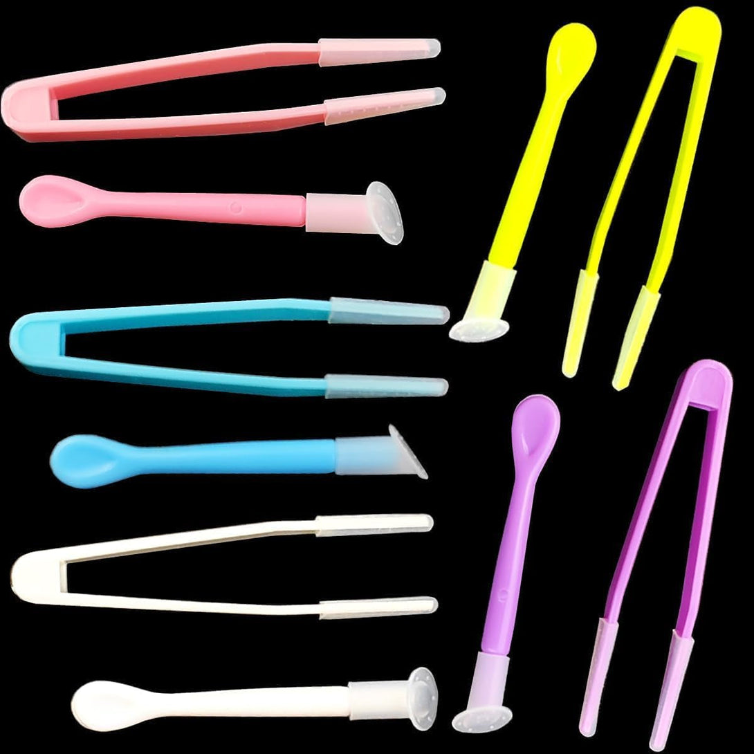 A Set of Random Color Contact Applicator,Contact Lens Remover Tool,Inserter+Tweezer with Soft Tip for Contact Lens Cases Health and Household,Cases,Contact Lens Care