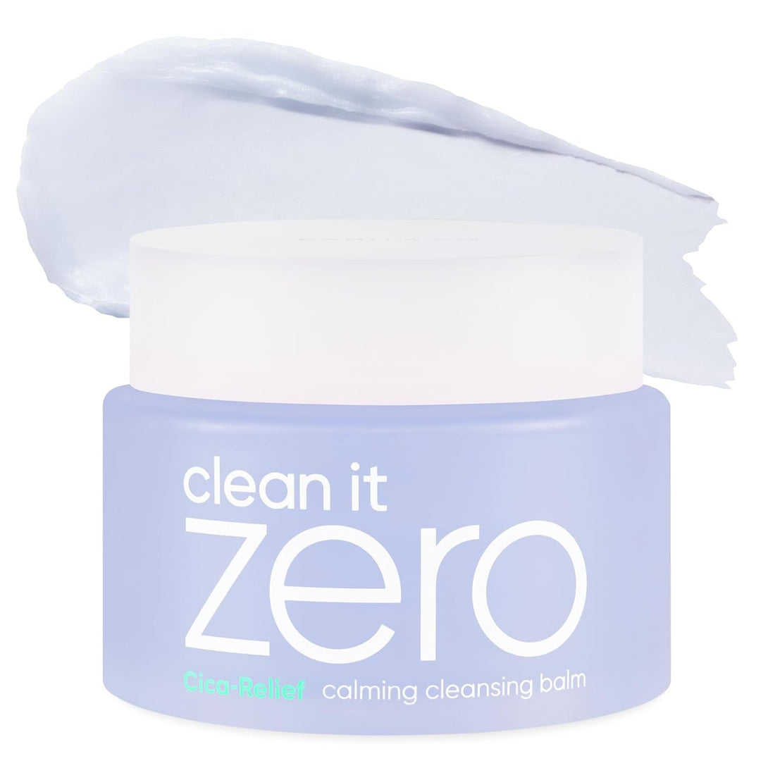 BANILA CO Clean It Zero Calming Cleansing Balm | Korean Makeup Remover for Sensitive Skin | Vegan | Cleansing Oil, Facial Cleanser Made with Centella Asiatica & Madecassoside (100Ml / 3.38 Fl. Oz)