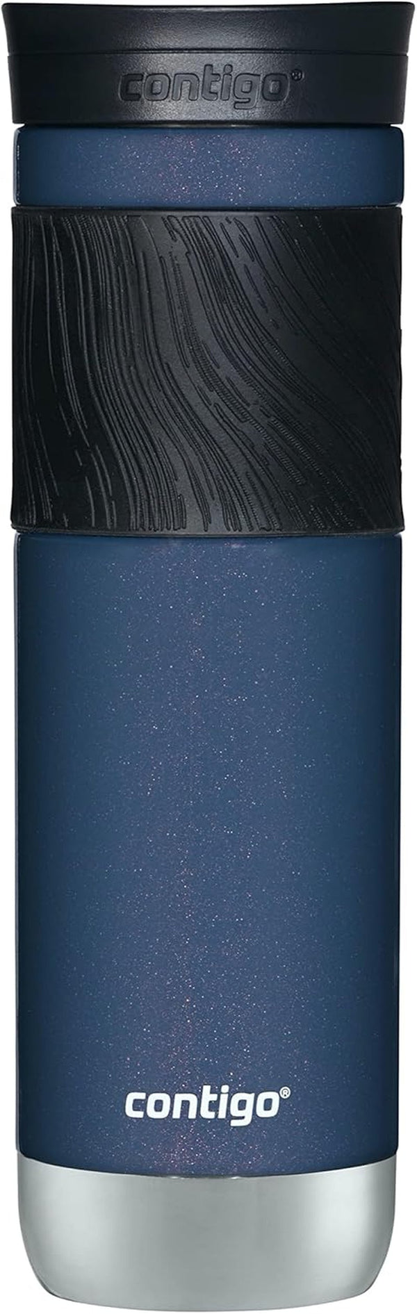 Contigo Byron Insulated Stainless Steel Travel Mug with Leak-Proof Lid 24Oz Reusable Coffee Cup or Water Bottle Bpa-Free Long-Lasting Thermolock Insulation Midnight Berry