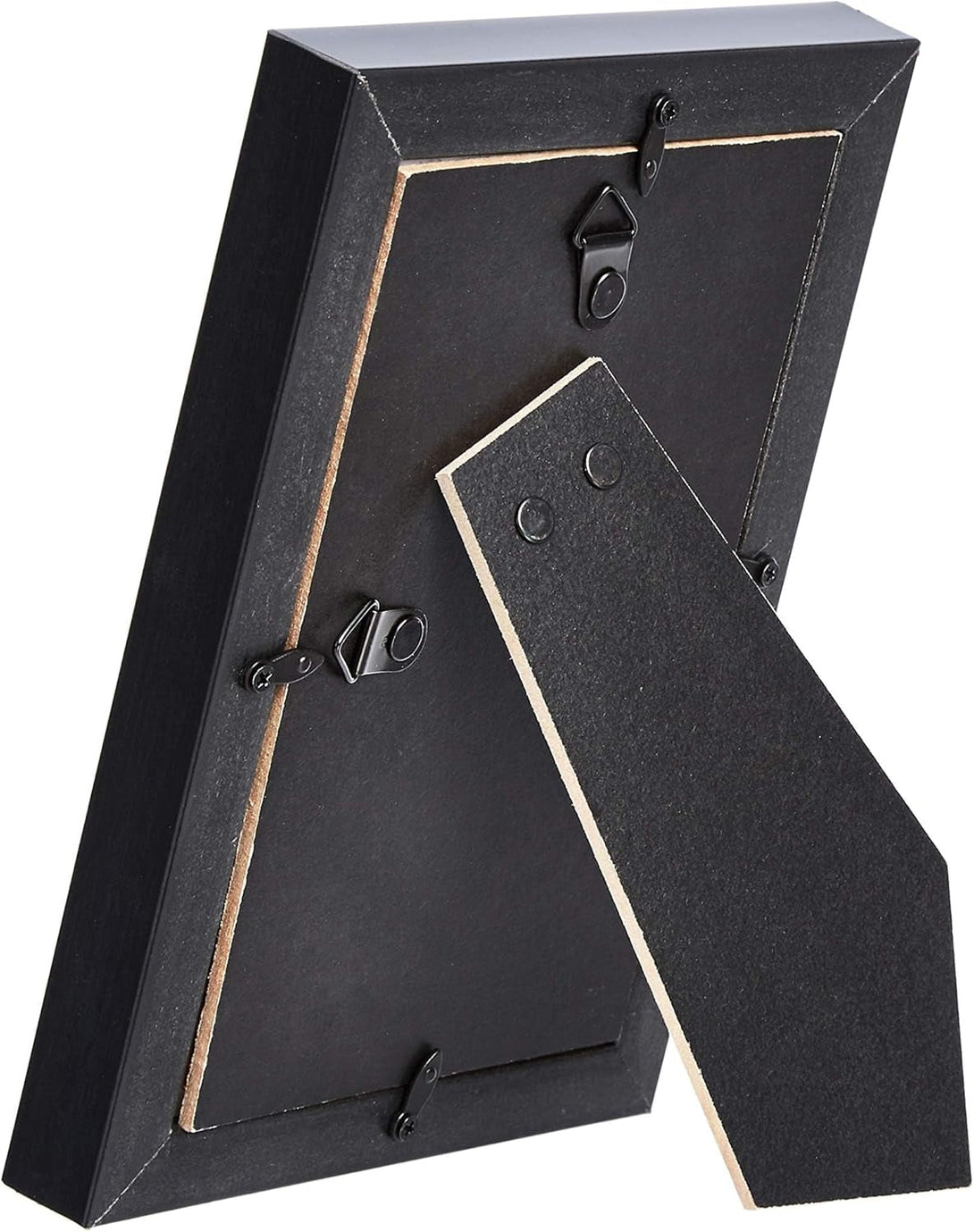 Amazon Basics Rectangular Photo Picture Frame, 6 X 4 Inches, Pack of 5, Black