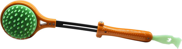 Zdycgtime Massage Hammer,Multifunctional Stretchable Health-Preserving Back Scratcher and Body Relaxation Massager,For Household, Office Workers Blood Circulation Tool(Orange)