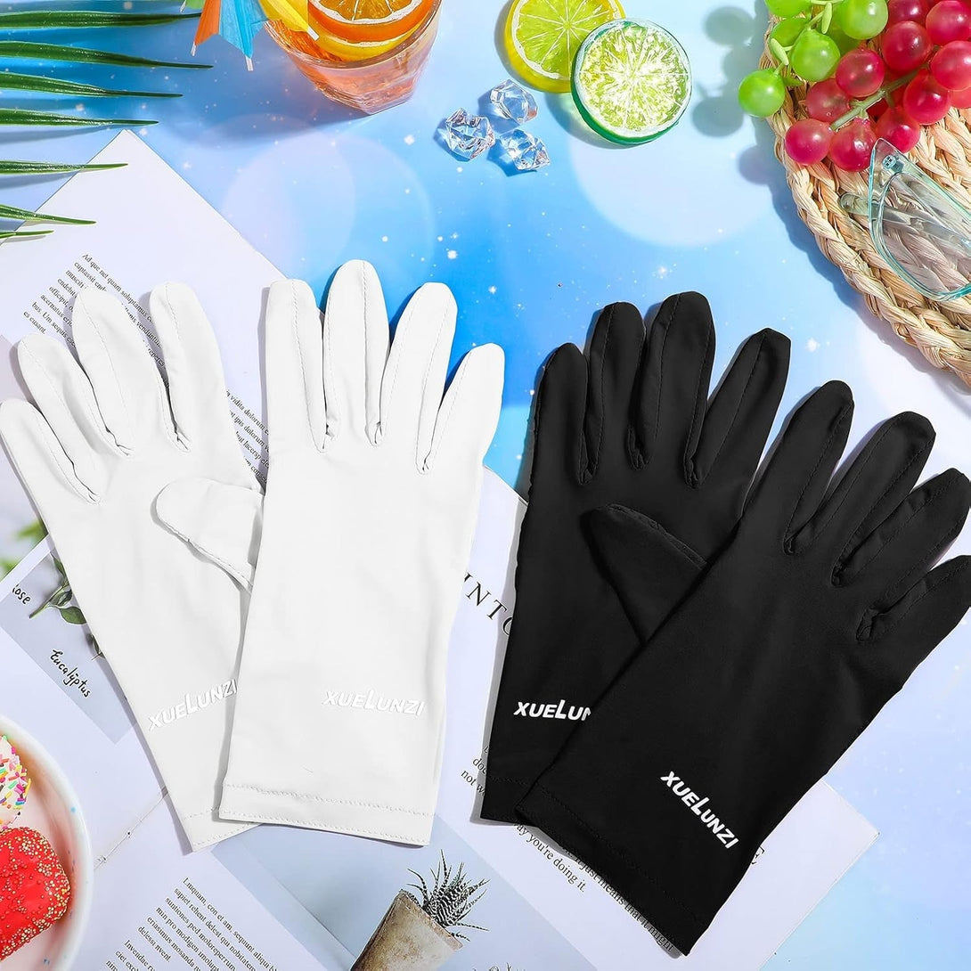 Loopeer 2 Packs Women UV Sun Protection Gloves Full Finger Touchscreen Non Slip Breathable Summer Outdoor Gloves
