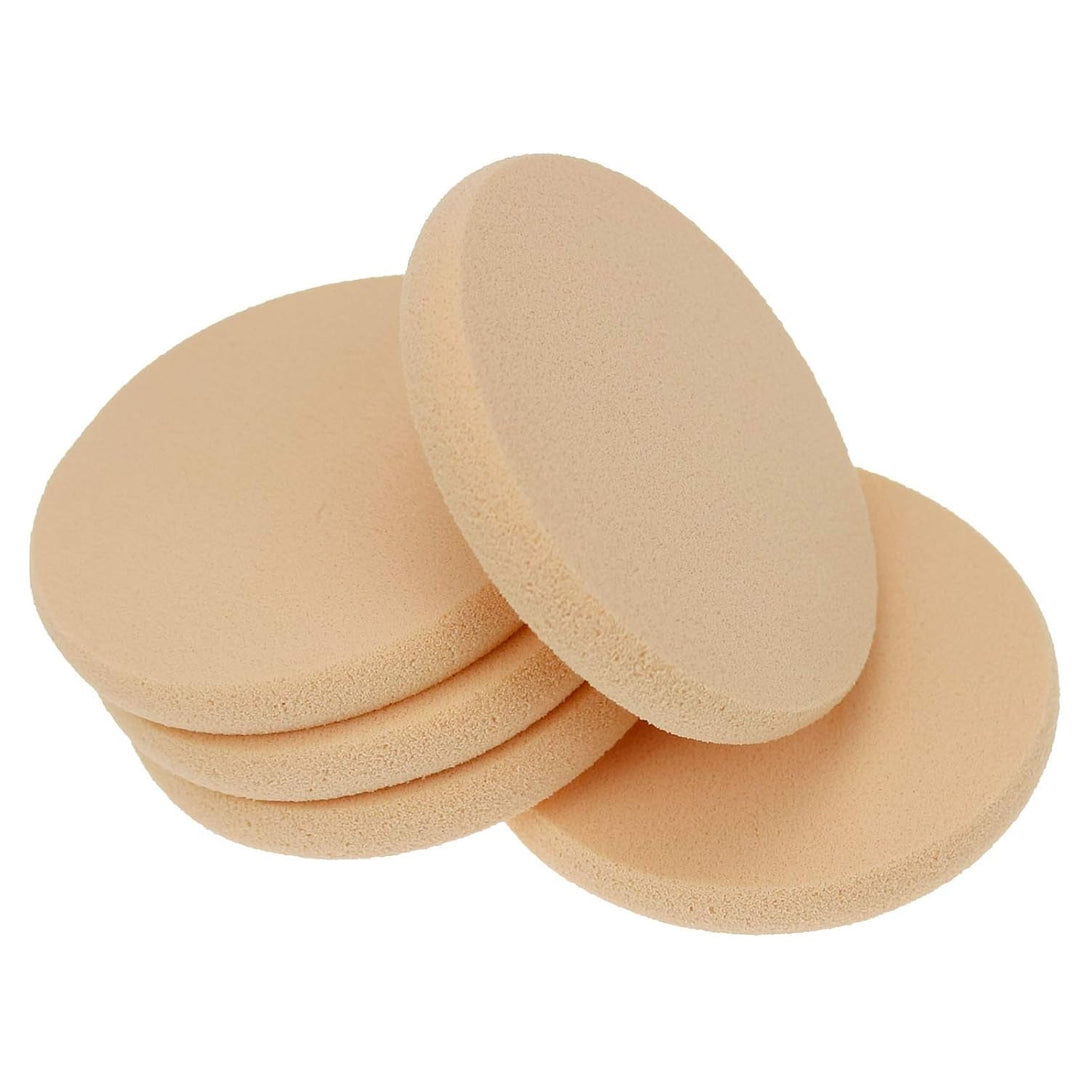 25 Pcs Women'S round Soft Makeup Beauty Eye Face Foundation Blender Facial Smooth Powder Puff Cosmetics Blush Applicators Sponges Use for Dry and Wet