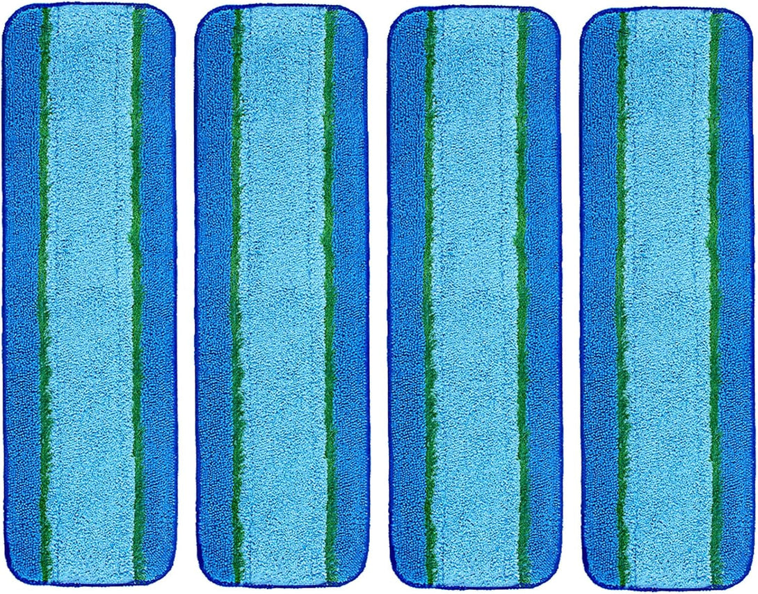4 Pack Deep Cleaning Pad for Bona Mop, Reusable Microfiber Deep Clean Pad for Bona Family of Mops, Mop Refill Replacement for Hardwood and Multi-Surface