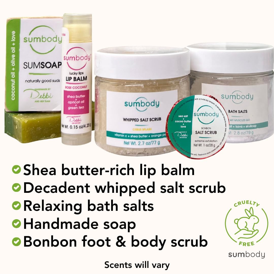 Self Care Gifts for Women & Men - (6Pcs) Aromatherapy Body Care Set and Skin Care Box, Hydrating at Home Spa Gift Baskets, Ideal for Relaxation, Pampering, & Daily Rejuvenation, Made in USA