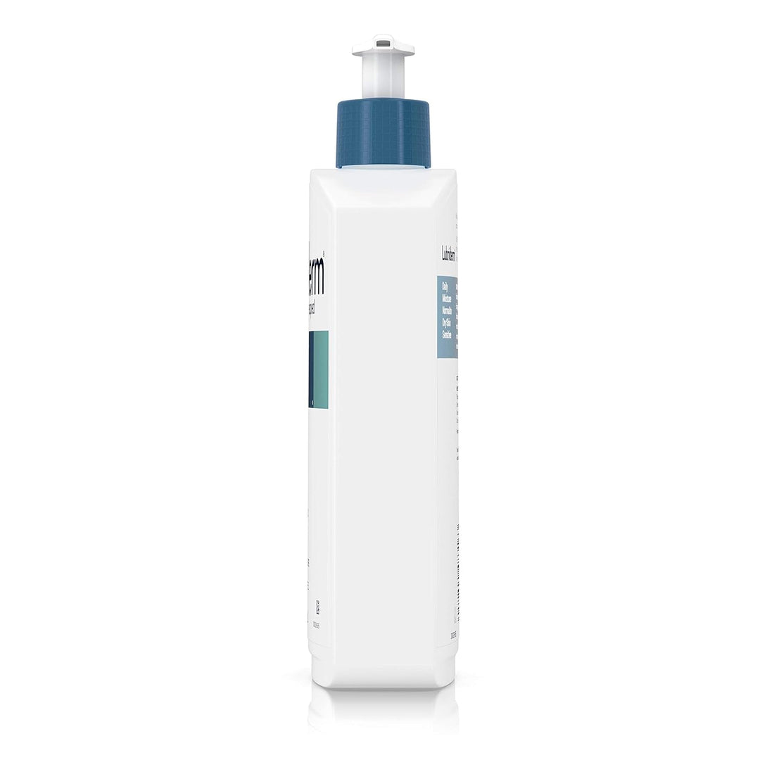 Lubriderm Daily Moisture Body Lotion for Sensitive, Dry Skin, Enriched with Vitamin B5, Dye and Lanolin Free, Unscented and Non-Greasy, 16 Fl. Oz