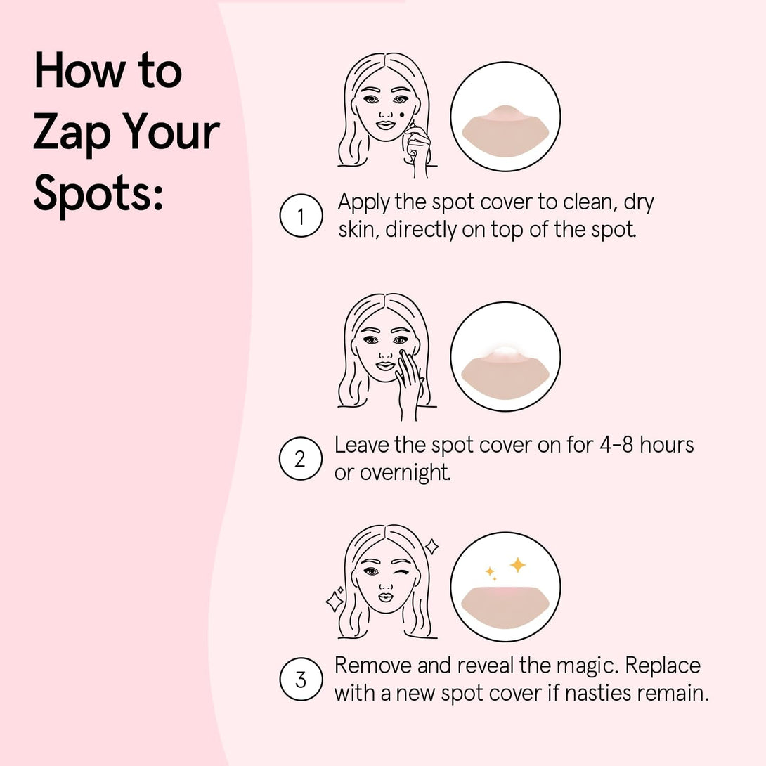 Grace & Stella Pimple Patches for Face - Cute Hydrocolloid Dots That Help Protect Acne & Reduce Redness - Fun Zit Stickers to Cover Blemishes - Dermatologist-Tested, Vegan (Multishape, 36 Count)