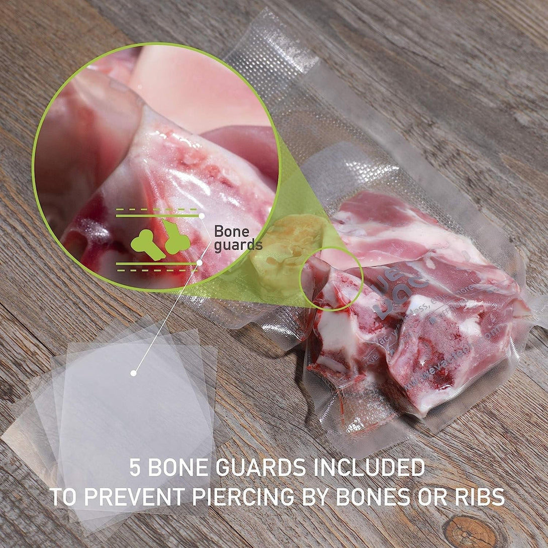 Wevac Vacuum Sealer Bags 11X50 Rolls 2 Pack for Food Saver, Seal a Meal, Weston. Commercial Grade, BPA Free, Heavy Duty, Great for Vac Storage, Meal Prep or Sous Vide