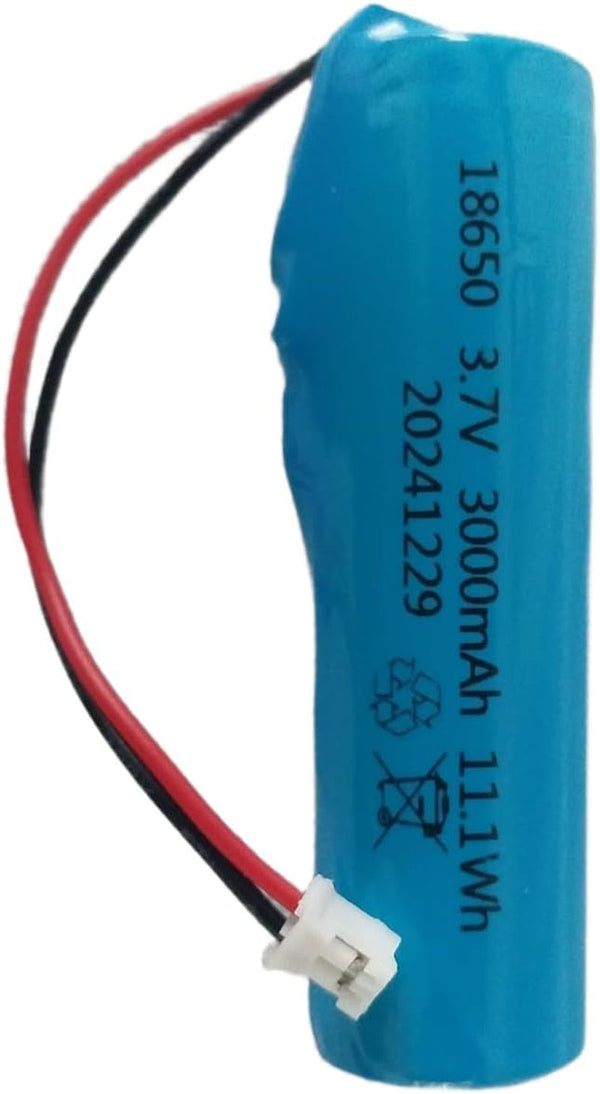 3.7V 3Ah Rechargeable Lithium Ion Battery, PH2.0/2P Connector, for DIY Electronics, Toys, Lighting