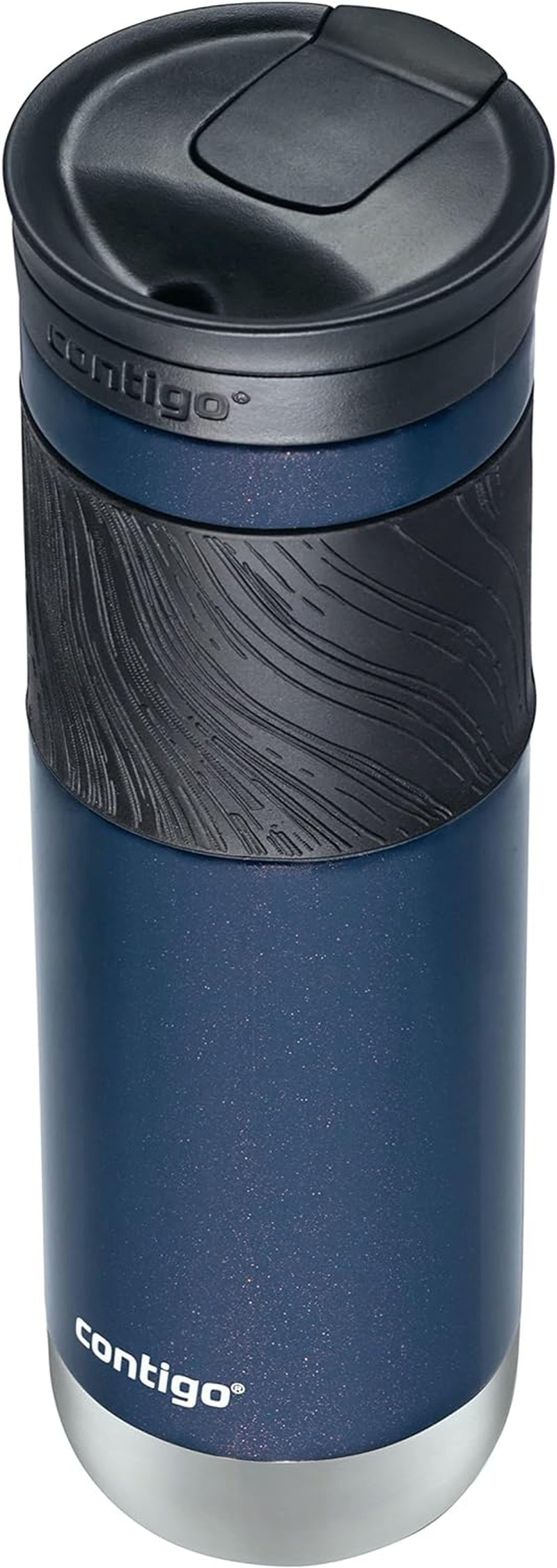 Contigo Byron Insulated Stainless Steel Travel Mug with Leak-Proof Lid 24Oz Reusable Coffee Cup or Water Bottle Bpa-Free Long-Lasting Thermolock Insulation Midnight Berry