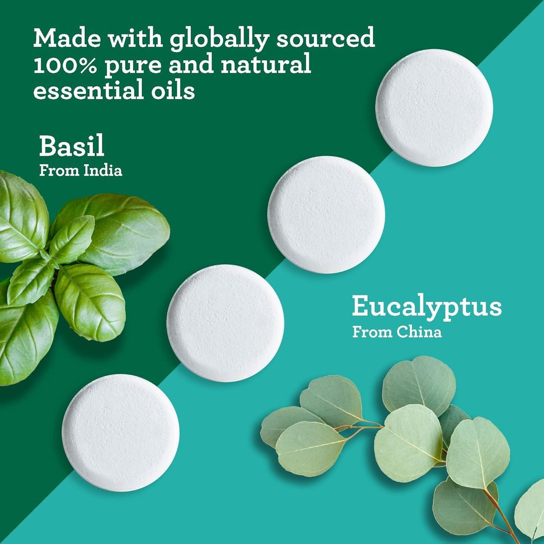 Gurunanda Breathe Shower Steamers for Aromatherapy 10 Pack, Relaxation Gifts for Women & Men with Essential Oils, Stress & Congestion Relief, Self Care
