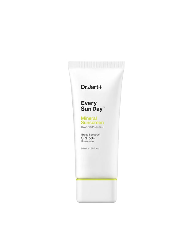 Dr.Jart+ Every Sun Day Mineral Korean Sunscreen SPF 50+ for Face | Korean Skin Care | Travel Size, 1.69 Fl Oz