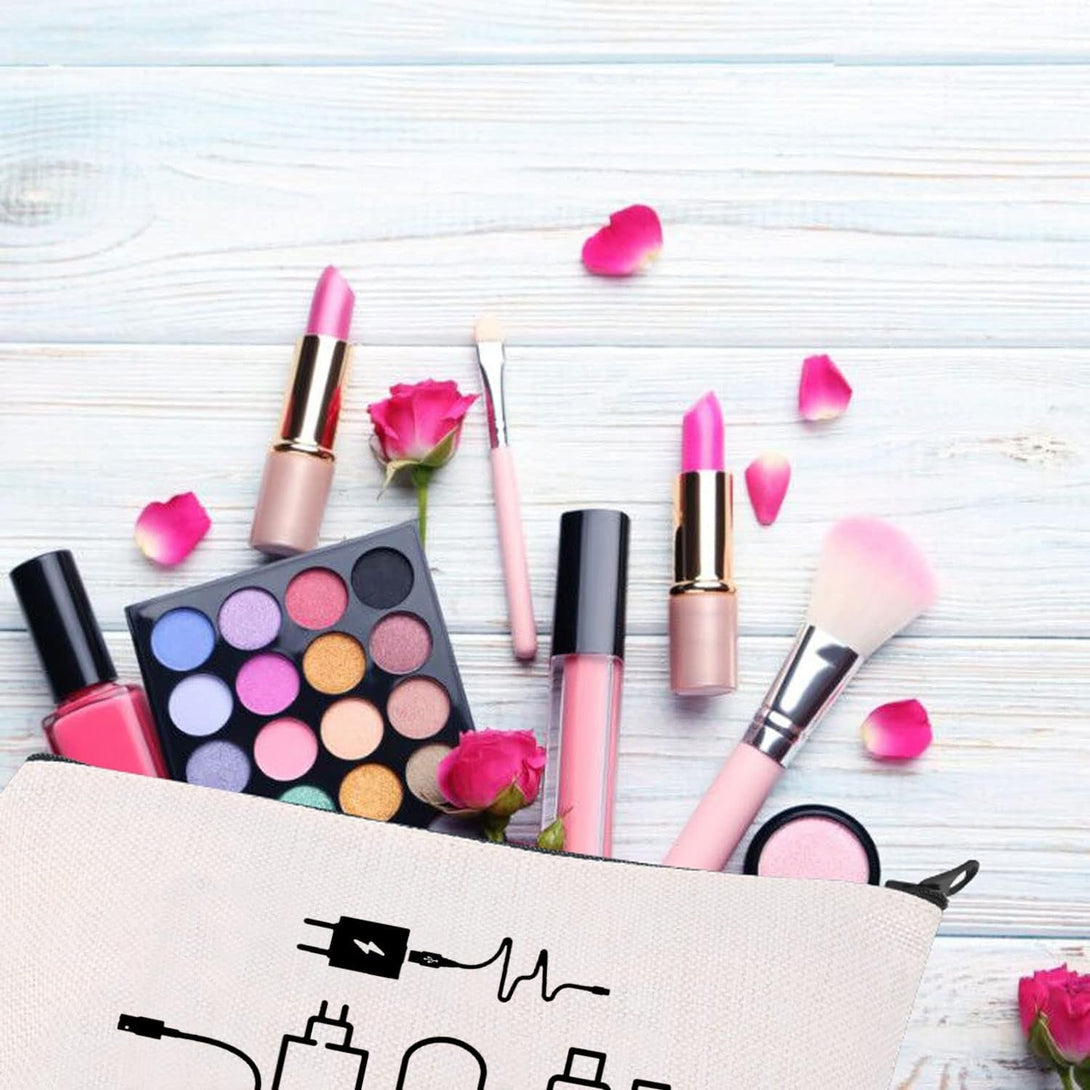 All My Charging Shit Bag,Fun and Versatile Bag with Charger Graphics, Teenage Boy Gift, Birthday Gifts, Travel Accessories (Style D)