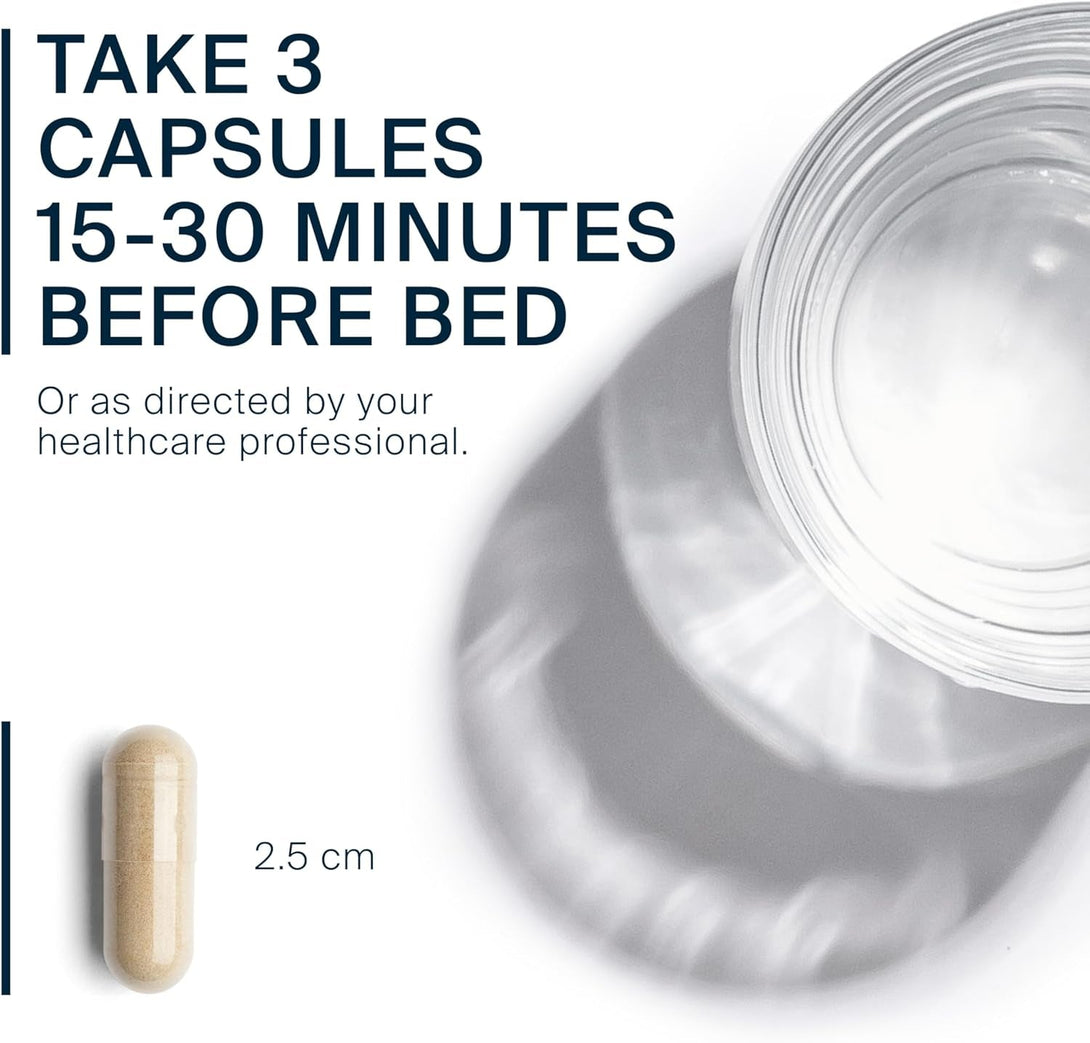 Vital Nutrients | Vegan Sleep Supplement | Promotes Relaxation and Restful Sleep | Natural for Adults | Soothing Lavender Scent | Gluten, Dairy, Soy Free | 60 Capsules