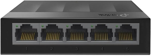 Tp-Link Litewave 5 Port Gigabit Ethernet Switch | Desktop Ethernet Splitter | Unshielded Network Switch | Plug & Play | Fanless Quiet | Unmanaged (LS1005G)
