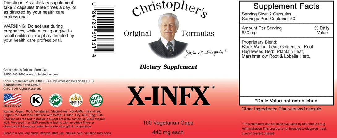 Infection Formula Dr. Christopher 100 Caps