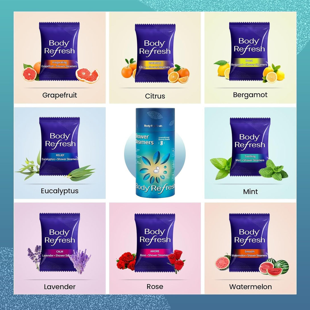 Shower Steamers for Men - 8 Pack Shower Bombs with Essential Oils, Self Care Birthday Father'S Day Dad Gifts for Husband from Wife, Daughter, Son
