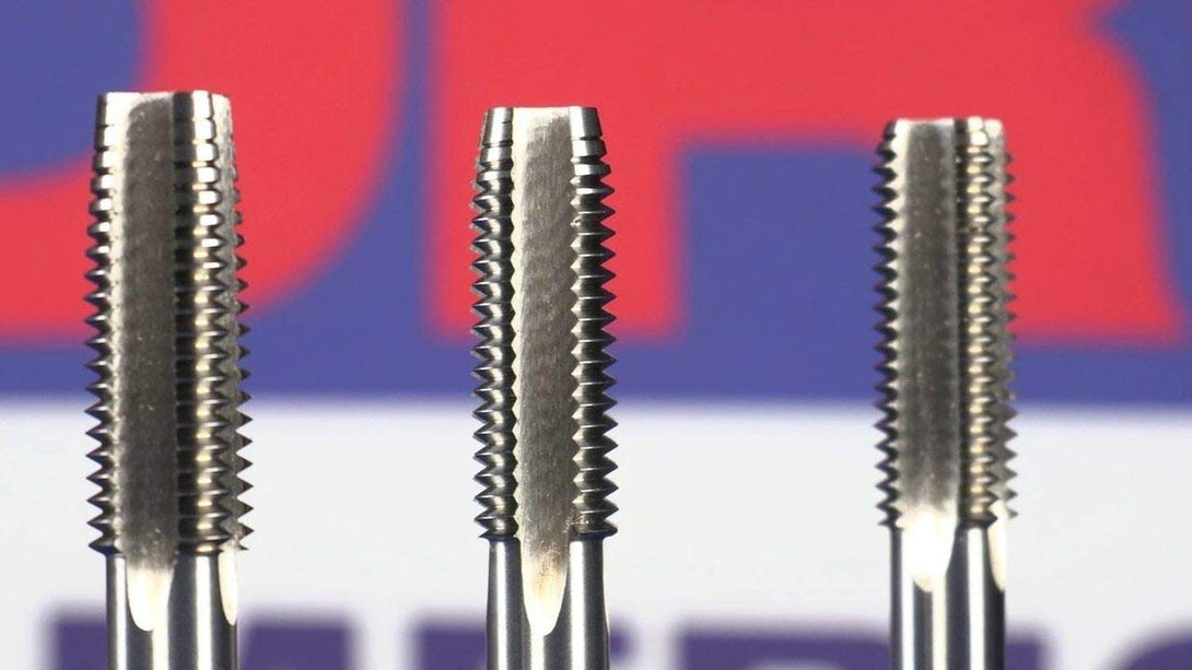 4-48 GH2 3 FLUTE HIGH SPEED STEEL 3 PIECE TAP SET