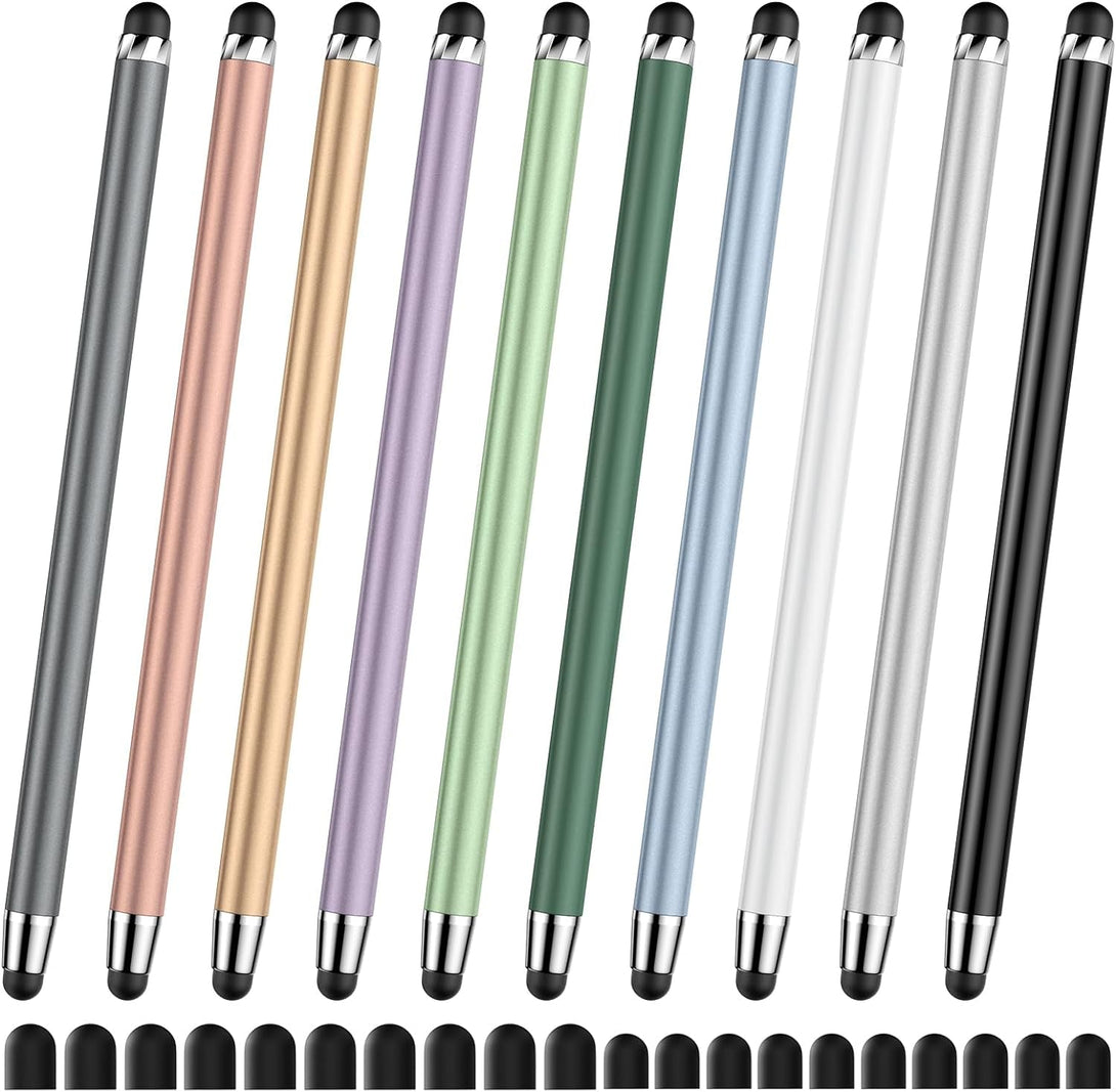 10 PCS Stylus,Stylus Pen for Touchscreen,Stylus 2-In-1 High Sensitivity & Precision Suitable for All Touch Screens of Iphone/Ipad/Android Tablets(10 Stylus Pen + 20 Tips)