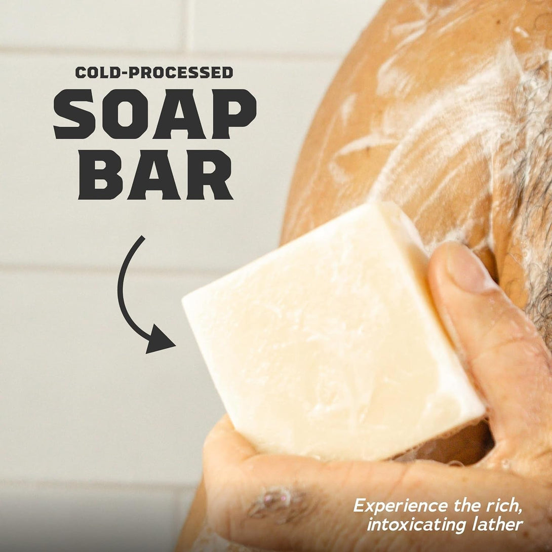 Dr. Squatch Natural Bar Soap for Men - Cold Process Soap with No Harsh Chemicals - Wood Barrel Bourbon, Fresh Falls & Birchwood Breeze (5 Oz, 3-Pack)
