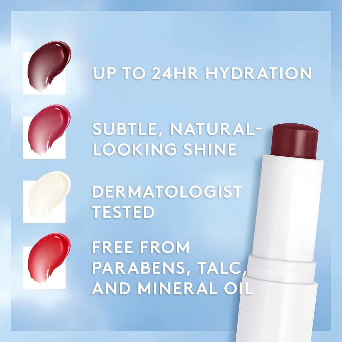 Covergirl Clean Fresh Tinted Lip Balm, Vegan Formula, Hydrating, Natural Finish, Cherry-Ish You, 1 Count