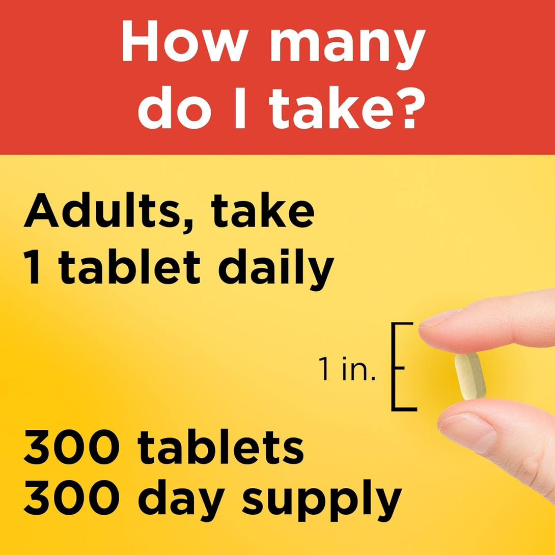 Nature Made Extra Strength Vitamin C 1000 Mg, Dietary Supplement for Immune Support, 300 Tablets, 300 Day Supply