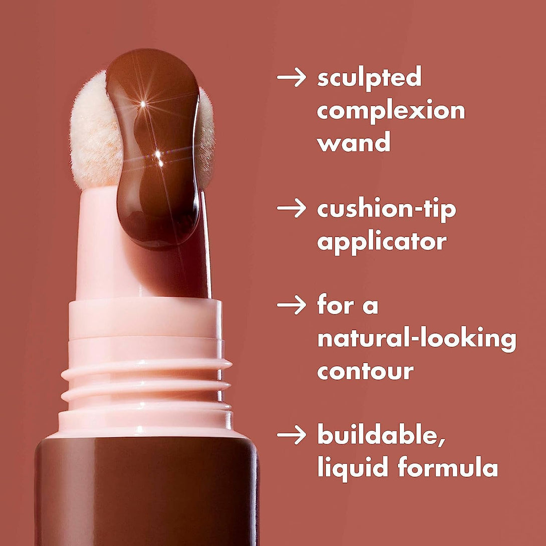 E.L.F. Halo Glow Contour Beauty Wand, Liquid Contour Wand for a Naturally Sculpted Look, Buildable Formula, Vegan & Cruelty-Free, Fair/Light