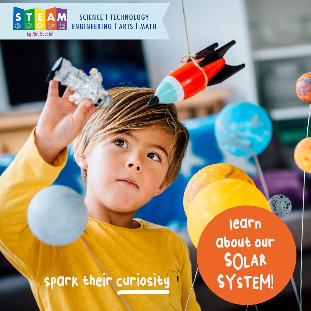 Mr. Bubble Galaxy Bath Bombs, Signature Bubblegum Scent, Set of 8 Different Bath Bomb Planets